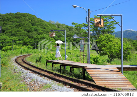 Nukanan Station on the Soya Kita Line, a line with a particularly romantic feel 116706918