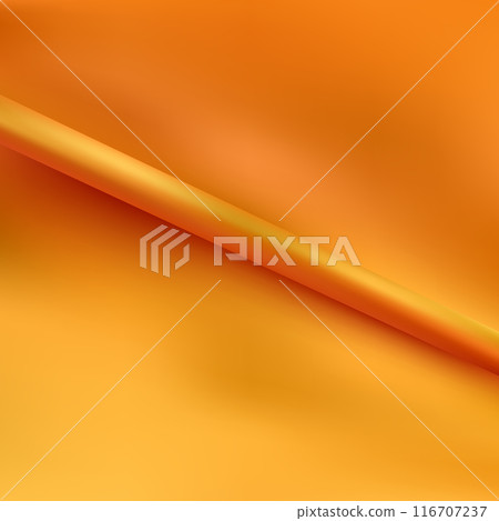 Orange fabric texture background, detail of silk or linen pattern. Orange fabric texture background, detail of silk or linen pattern. 116707237