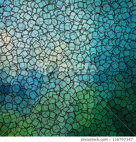 Blue and green cubes. Vector illustration for your graphic design. Vector illustration for your graphic design. eps 10 Blue and green cubes. Vector illustration for your graphic design. Vector illustration for your graphic design. eps 10 116707347