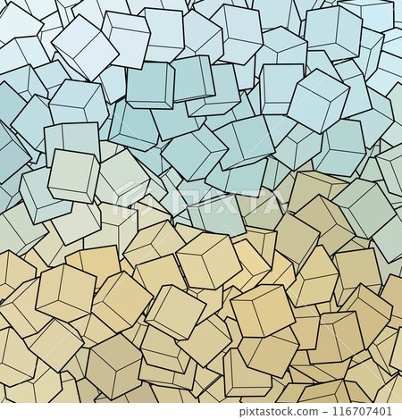 Colored background from cubes. Background template. eps 10 116707401