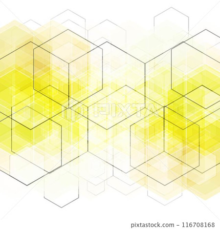 Abstract yellow hexagon background. Vector design element. eps 10 Abstract yellow hexagon background. Vector design element. eps 10 116708168