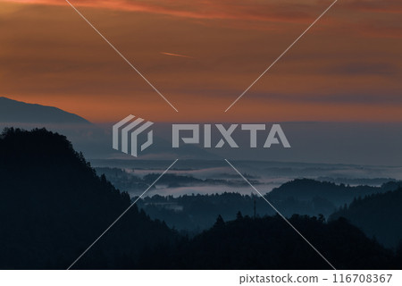 Panorama. Slovenia. Lake Bled. Sunrise. Panorama. Slovenia. Lake Bled. Sunrise. 116708367