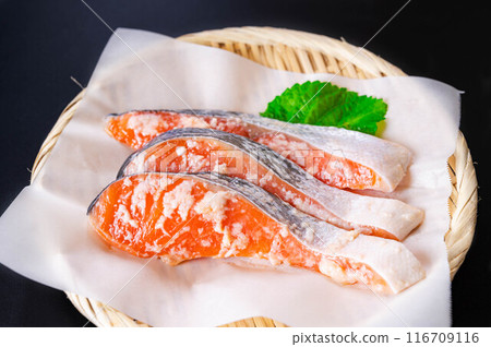 Coho salmon marinated in salt and koji Coho salmon marinated in salt and koji 116709116