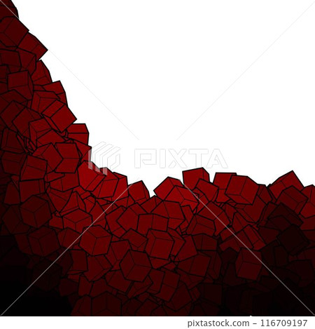 Geometric background. Presentation template. Vector background. polygonal style. Mosaic. Red cubes. eps 10 Geometric background. Presentation template. Vector background. polygonal style. Mosaic. Red cubes. eps 10 116709197