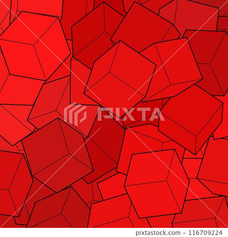 Geometric background. Presentation template. Vector background. polygonal style. Mosaic. Red cubes. eps 10 Geometric background. Presentation template. Vector background. polygonal style. Mosaic. Red cubes. eps 10 116709224