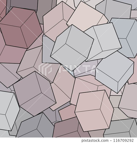 Geometric gray background. Cubes. Template, layout. eps 10 Geometric gray background. Cubes. Template, layout. eps 10 116709292