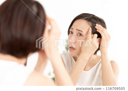 Women who care about their hair Hair care 116709505