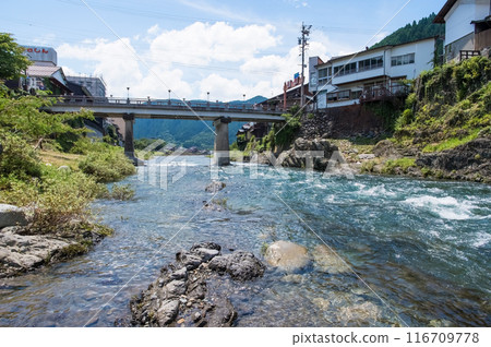 「郡上八幡」吉田川沿岸的復古風景 「郡上八幡」吉田川沿岸的復古風景 116709778