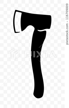 Axe, ax and hatchet, tool, graphic design. Carpentry and  joiner, woodworking, vector design and illustration 116709809