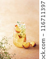 Peach thyme iced tea 116711397