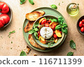 Burrata cheese  salad bowl 116711399