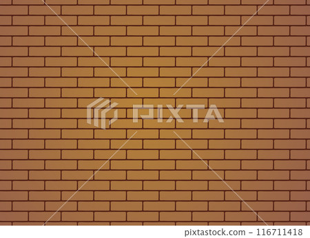Brown brick wall 116711418