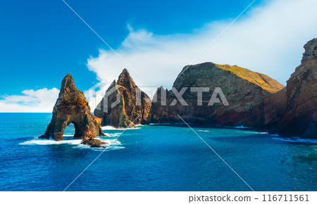 Landscape with Ponta de Sao Lourenco, Madeira Island, Portugal Landscape with Ponta de Sao Lourenco, Madeira Island, Portugal 116711561