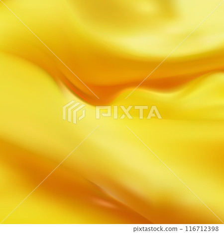 Yellow wrinkled fabric background, wall partition with elegant pattern. eps 10 Yellow wrinkled fabric background, wall partition with elegant pattern. eps 10 116712398