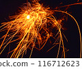 Light of sparkler fireworks 116712623