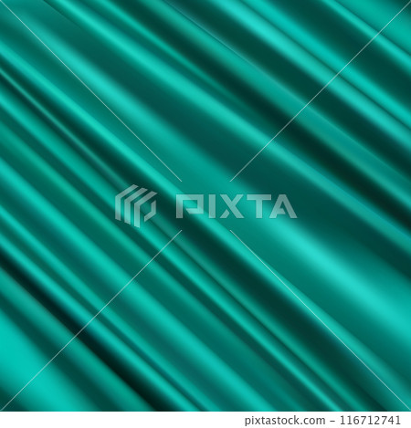 Green wrinkled fabric. Silk, satin and other types of fabric. eps 10 Green wrinkled fabric. Silk, satin and other types of fabric. eps 10 116712741