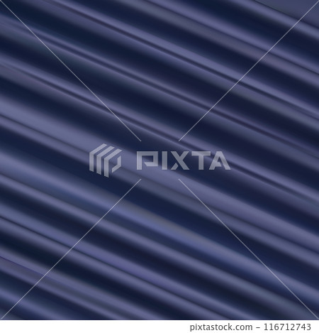 Luxurious waves of dark blue velvet background. Texture of dark blue velour background. eps 10 Luxurious waves of dark blue velvet background. Texture of dark blue velour background. eps 10 116712743