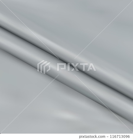 gray Texture satin. silk background. shiny wavy pattern canvas. color fabric, cloth. eps 10 116713096