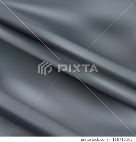 Blur focus of gray wrinkled fabric or skin background. view of copy space. eps 10 116713102