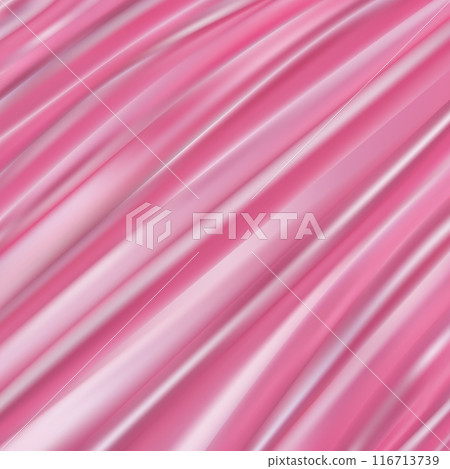 Beautiful pink crumpled fabric texture background. eps 10 Beautiful pink crumpled fabric texture background. eps 10 116713739