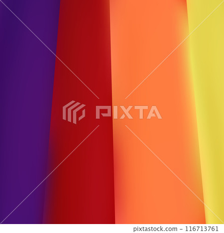 Color background from crumpled fabric. Drapery. Texture background pattern. Pink silk or crepe de chine fabric. eps 10 116713761