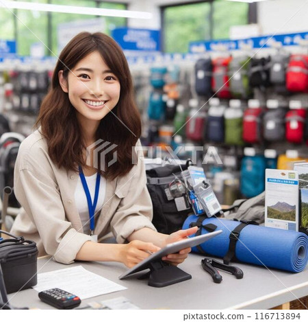 人工智慧生成的在家裝店工作的女性 人工智慧生成的在家裝店工作的女性 116713894