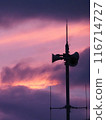 Sky dyed in sunset 116714727