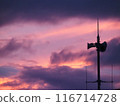 Sky dyed in sunset 116714728