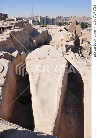 Unfinished obelisk in the Aswan quarry 116714752