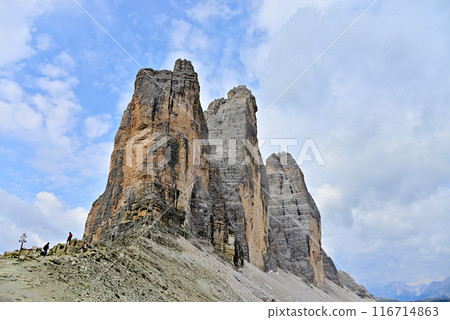 Lavaredo Pass to the North Face of the Tre Cime 116714863