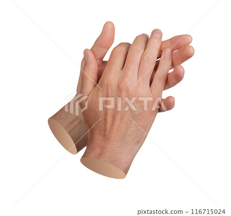 applause, hand clapping, aplauding isolated on white background applause, hand clapping, aplauding isolated on white background 116715024