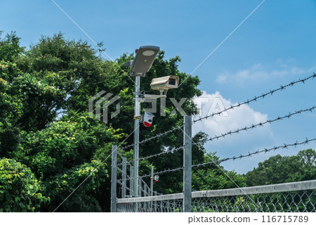 Cameras monitoring the forest and grounds 116715789