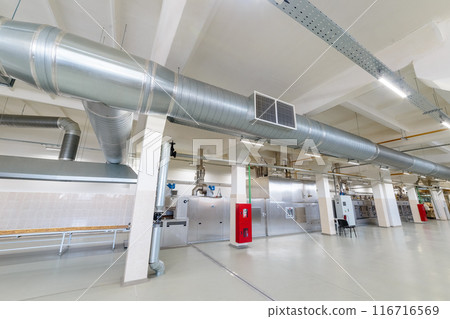 Internal air duct at the enterprise in the 116716569