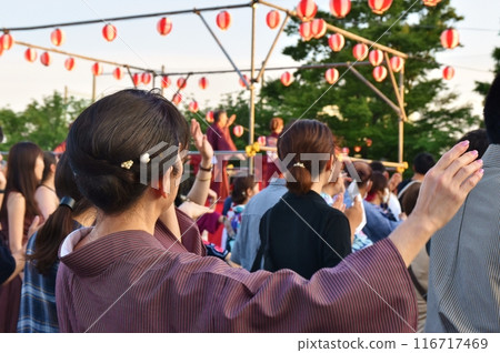 東京黃昏的奧淺草盆舞節 東京黃昏的奧淺草盆舞節 116717469