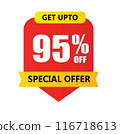 Get Upto 95 Percent Off Special Offer Vector Graphic 116718613