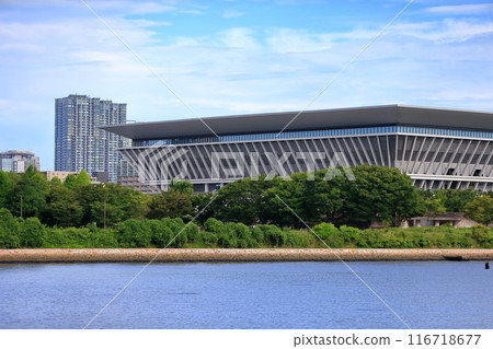 Tokyo Aquatics Centre (Koto-ku, Tokyo) exterior Tokyo Aquatics Centre (Koto-ku, Tokyo) exterior 116718677