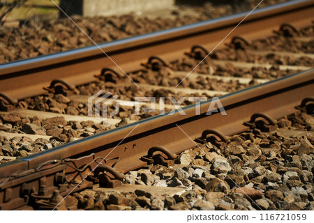 Beautiful rail background 116721059