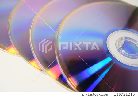 DVD-R media lined up 116721219