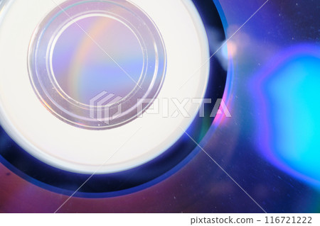 Close-up of DVD recording media 116721222