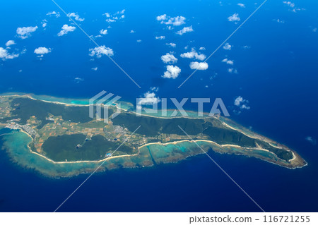 Aerial view of Iheya Island, Okinawa Aerial view of Iheya Island, Okinawa 116721255