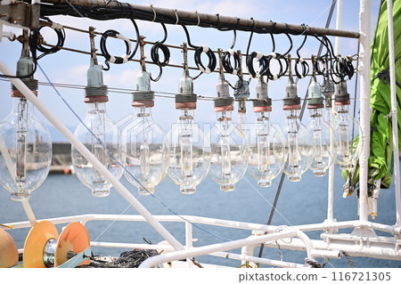 Hokkaido squid fishing boat 116721305