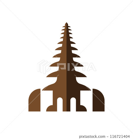 Temple icon illustration Temple icon illustration 116721404
