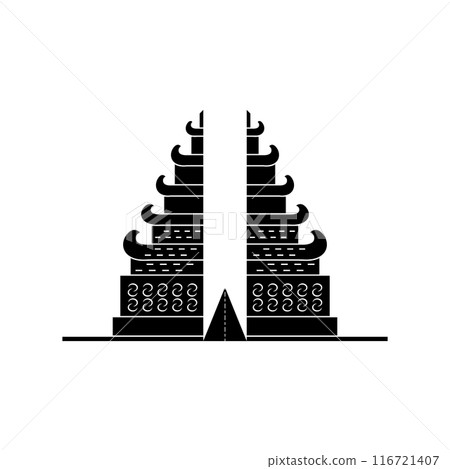 Temple icon illustration 116721407