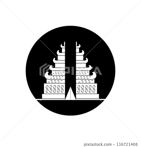 Temple icon illustration 116721408