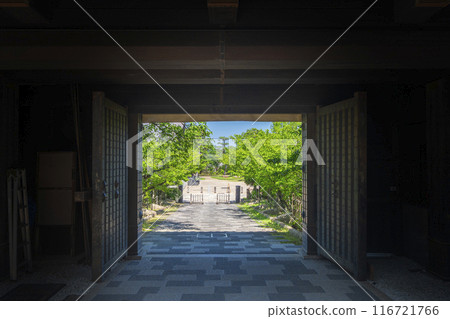 岸和田城大手屋門和土橋 116721766
