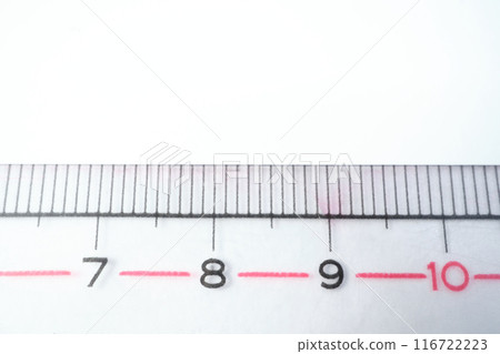 Image of a well-used ruler 116722223