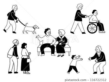 Daily life of the elderly_2 Daily life of the elderly_2 116722312