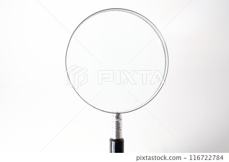 Simple magnifying glass image material 116722784