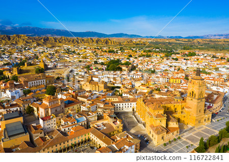 View from drone of spanish city Guadix View from drone of spanish city Guadix 116722841