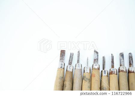 Rusty carving knife 116722966